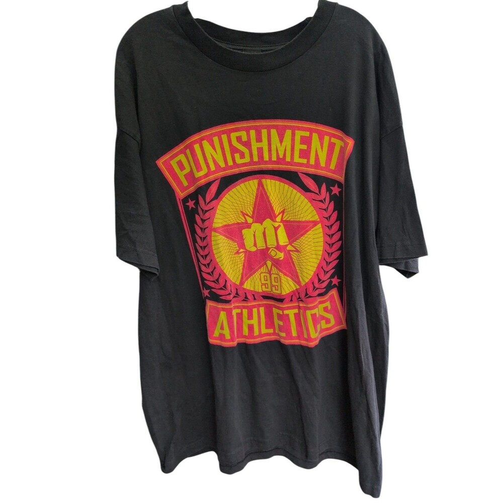 Punishment Athletics Shirt Mens 2XL Bad Boy For Life MMA Graphic Tee Distressed